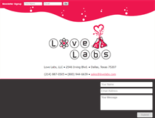 Tablet Screenshot of lovelabs.com